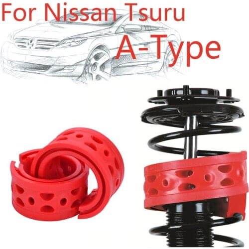 Jinke 1pair Size-A Rear Shock SEBS Bumper Power Cushion Absorber Spring Buffer For Nissan Tsuru