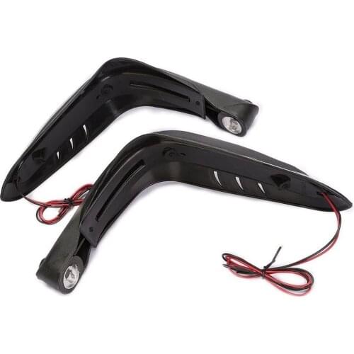 Motorcycle Handguards Handlebar Brush Bar with LED DRL Turn Signal Light For Motocross Supermoto Racing Dirt Bike ATV