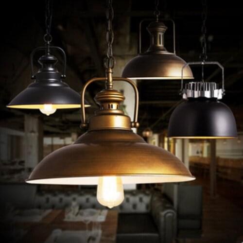 Vintage lustre rustico Coffee Shop Bar Kitchen island Chandelier E27 Edison Pendant Lamp Industrial Loft Retro Chandelier Light