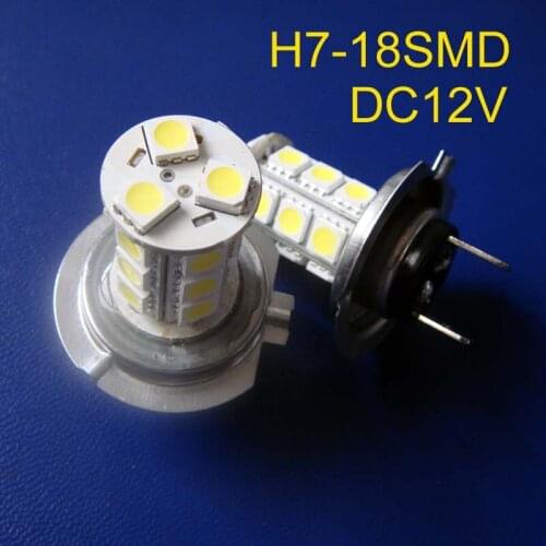 High quality 5050 12V car H7 led fog lamps,car 12v led H7 bulbs,Auto H7 led fog lights free shipping 10pcs/lot