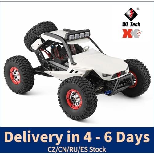 WLtoys XK 12429 1:12 RC Car Crawler 40km/h High Speed 2.4G 4WD Electric Car with Head Lights RC Off-Road Car RC Gift