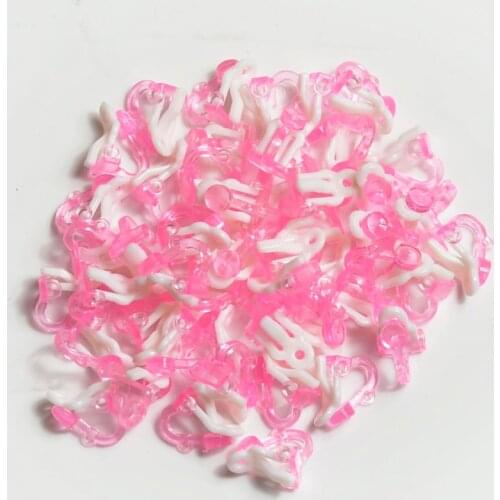 Girls Clip-on Earrings Clip-on Earrings Accessories Base Toy Jewelry 50pcs