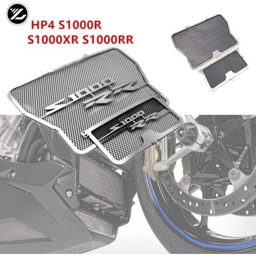 For BMW S1000RR S1000 RR S1000R S1000XR 2009-2019 Motorcycle Radiator Guard Grille Cover Oil Cooler Bezel Protector Water Tank