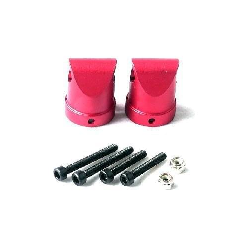 1 Pair * D16-8 CNC Aluminum Tee / T type Landing Gear Clamps (2pcs) for RC Multicopter D16 D8 Free Shipping