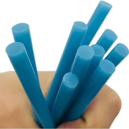 10 Pcs Blue Color 7MM Hot Melt Glue Sticks For Electric Glue Gun Car Audio Craft Repair Sticks Adhesive Sealing Wax Stick