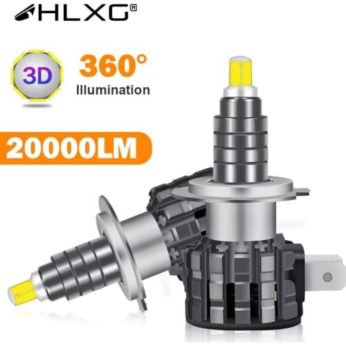 2pcs H11 H1 H4 H7 Led Headlight Bulbs For Auto 9005 HB3 9006 HB4 Car Lights Universal 360° Super Bright fog Lamp 12V Nebbia HLXG