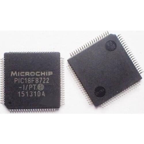 3PCS New PIC18F8722-I/PT LQFP80