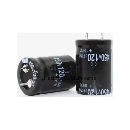 450V 120UF 120UF 450V Electrolytic Capacitor volume 22*30 best quality