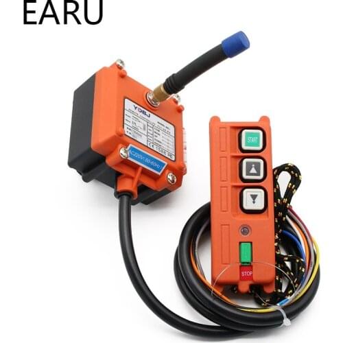 Wireless Industrial Remote Controller Electric Hoist Remote Control Winding Engine Sand-blast Equipment Used F21-2S 3 Button