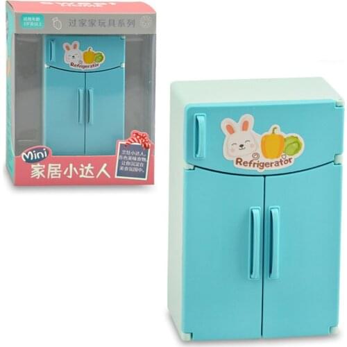 Childrens Kitchen Toy Portable Simulation Refrigerator Household Multifunctional Role-playing Interactive Toy