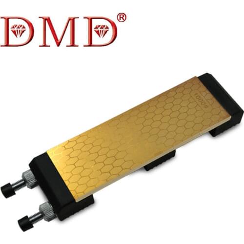 DMD Titanium Diamond Whetstone Double Sided 400 and 1000 Grits With Size 200*70*8mm Knife Sharpening Stone with Holder h5