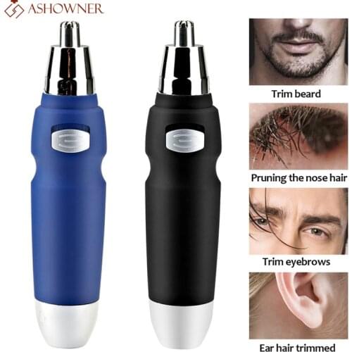 Electric Nose Ear Trimmer for Nose Hair Trimmer for Men Shaving Hair Removal Shaving Razor Beard Cleaning Machine Face Care