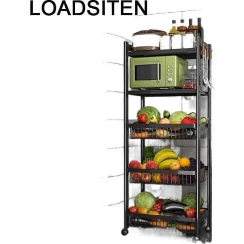 Cuisine Rangement Room Spice Etagere Bathroom Organizer Cutlery Holder Estantes Kitchen Storage Trolleys with Wheels Rack