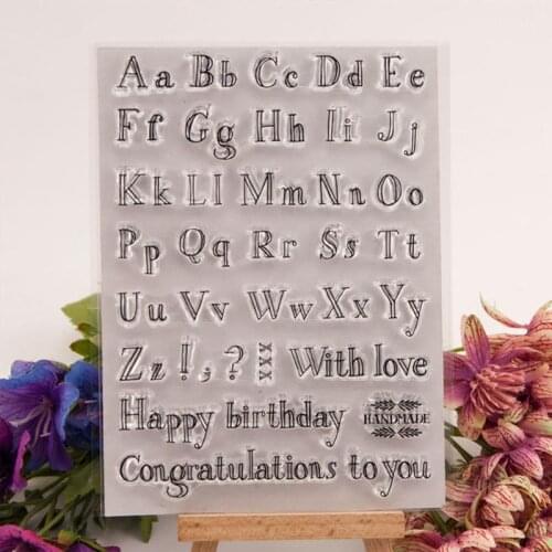 Cake Decorating Tools Alphabet Fondant Cake Stamp Silicone Mold Letters Biscuit Fondant Mold Baking Tools Cake Embosser Stamp