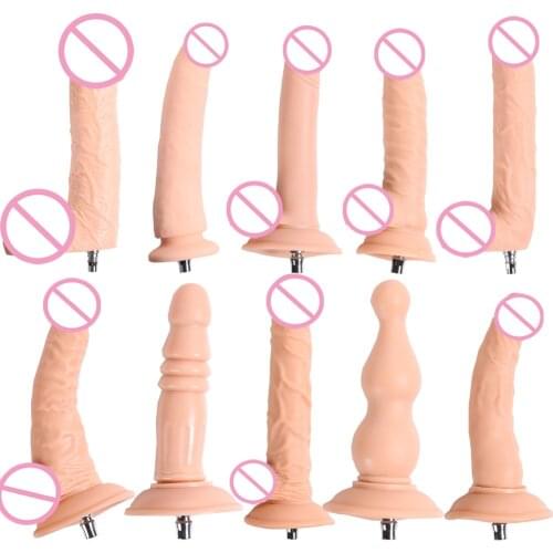 Sex Machine Dildo Attachments for Women Men Automatic Sex Toys for Adult Vibrator Vac-U-Lock Thrusting Masturbation Love Machine
