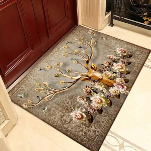Carpet floor mats kitchen bathroom toilet absorbent non-slip door mat bedroom Living Room Balcony home decoration doormat rug