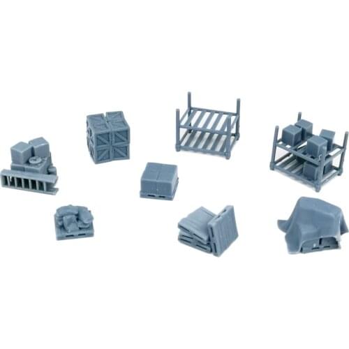 Outland Models Railroad Scenery Logistics Warehouse Accessory Set 1:87 HO Scale