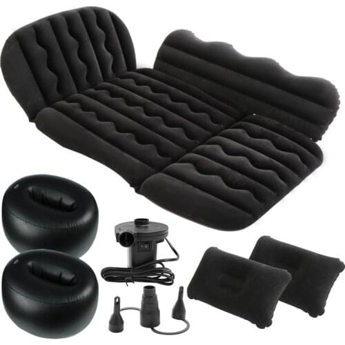 Air Inflatable Travel Mattress Bed Universal for Back Seat Multi-use Sofa Pillow Outdoor Camping Mat Cushion Car Accessories