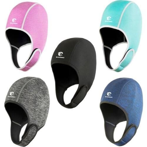 2MM neoprene hat diving headgear men and women anti-ultraviolet sunscreen surfing snorkeling hat winter warm hat swimming cap
