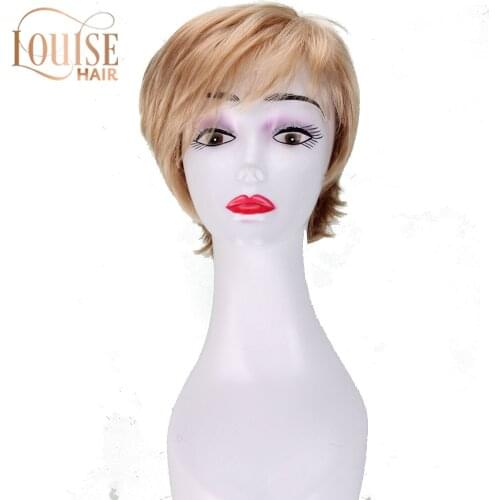 Louise Blonde Wig Straight Wavy Curly Synthetic Wigs for Women Long Ombre Wig Glueless Cosplay Hair Wig