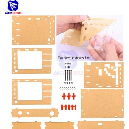 Diymore DSO138 Oscilloscope Transparent Acrylic Case Cover DSO138 Digital Oscilloscope Anti Scratch Protection Shell DIY Kit