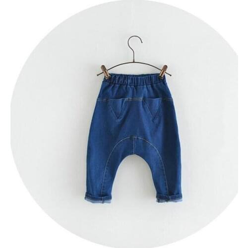 New Baby Kids Jeans Fashion Toddler Boys and Girls Denim Pants Fashion Newborn Harem Pants