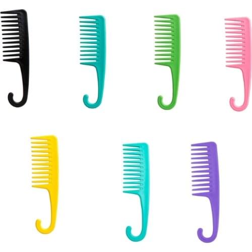 Wide Tooth Comb Detangling Hair Brush, Premium Care Handgrip Comb, Apply to For Curly, Wet, Dry, Thick Hair