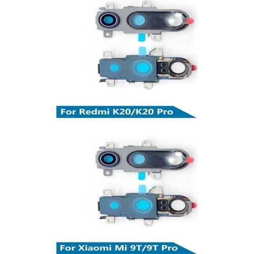Rear Camera Glass Lens For Xiaomi Mi 9T / Mi 9T Pro / Redmi K20 / K20 Pro With Glue Adhesive Sticker + Frame Holder