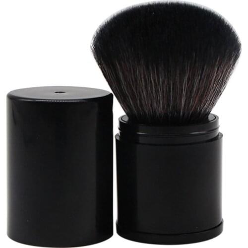 Convenient Retractable Makeup Brush One Large Powder Blush Brush With Lid Full Set Of Beauty Tools Convenient