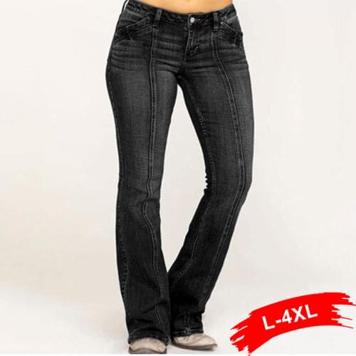 Plus Size Vintage Y2k Low Rise Flare Denim Pants Indie Aesthetic Long Striped Mom Jeans Women Harajuku Streetwear Baggy Trousers