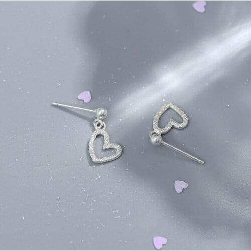 Drop Earrings Tassel Heart For Women Cute Korean Fashion Trend New Punk Retro Simple Hot Girl Jewelry Accessorie Gift BOYULIGE