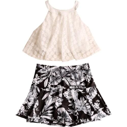 2019 New Girls Two Piece Suits Swimwear Bikini Tankinis Sets Skirt Bathing Suit Swimsuit Women Swim Suits Beach Wear Biquinis