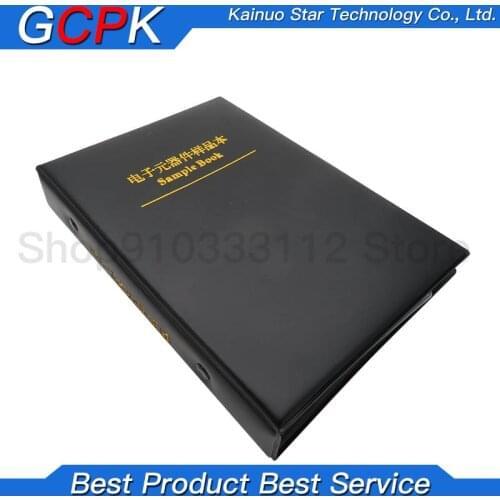 1 book 0201 0402 0603 0805 0402 SMD chip capacitor combination kit 0.5 ~ 10 uf pF capacitor sample book all capacitor sales