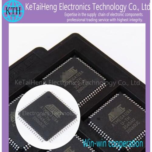 20PCS/LOT ATMEGA128A-AU ATMEGA128A ATMEGA128 8-bit Microcontroller with 128K Bytes In-System Programmable Flash