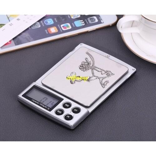 50pcs/lot 200g/0.01g 500g/0.1g 1000g/0.01g Portable Electronic Digital Scales Pocket Kitchen Jewelry Weight Balanca Scale