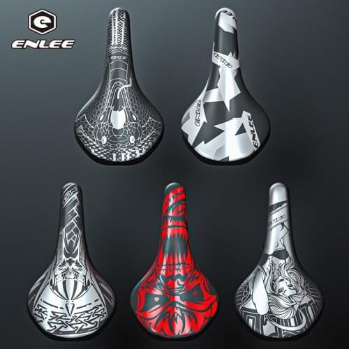 ENLEE Thicken Gel Sponge Cycle Seat Cover Breathable Shockproof Bicycle Cushion Saddle Cover Bike Gel Seat Cover