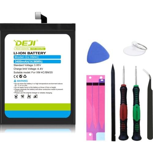 DEJI for xiaomi 4C battery real capacity mi4C replacement internal battery with free tool 12 month warranty BM35