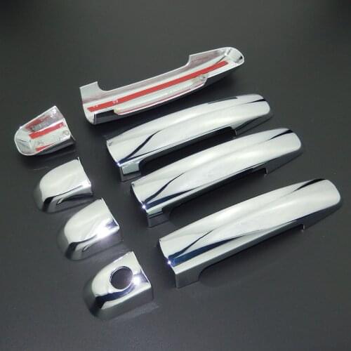 For Suzuki Grand Vitara 2005-2014 / SX4 1st Gen 2006-2014 / Swift 2005-2017 / Kizashi Chrome Door Handle Covers & Door Bowl Trim