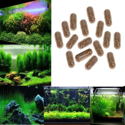 40 Pcs Aquarium Plant Grass Fertilizer Root Tab Capsules Live Water Fish Tank Nutrition Water Grass Nutrition Fertilizer 2 2 1