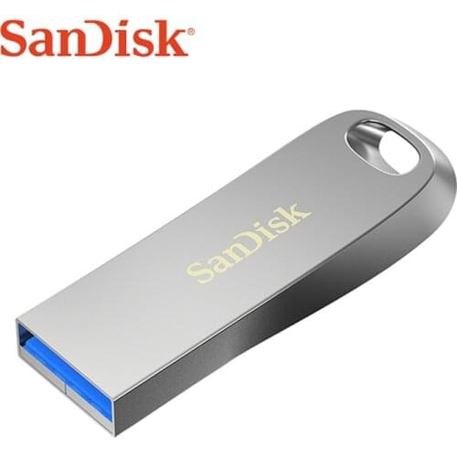 SanDisk 100% Original Genuine Ultra Luxe USB 3.1 USB Flash Drive 16GB 32GB 64GB 128GB Pen Drive Memory Stick Full Metal Jacket