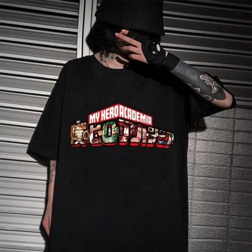 My Hero Academia T Shirts Short Sleeve Clothing Boku No Hero Academia Cosplay Funny Cartoon T-shirt For Man/woman