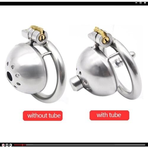 FX Sex Toy Chaste Bird 304 Stainless Steel Male Chastity Device Super Small Short Cock Cage with Stealth Lock Ring