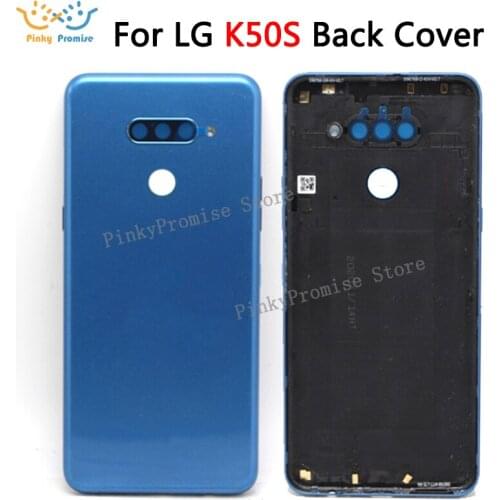 Battery Cover For LG K50S Back Battery Cover Rear Door Case Housing With Camera Lens Glass For LG K50S LM-X540 LMX540HM
