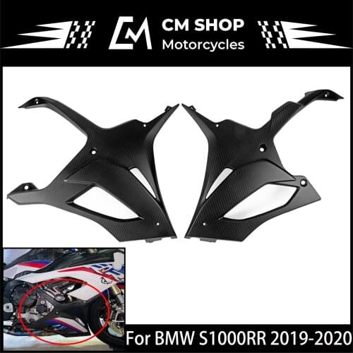 Carbon Fiber Motorcycle Fairing Motorcycle Accessories Left and Right Side Panels Suitable For BMW S1000RR 2019 2020 ABS