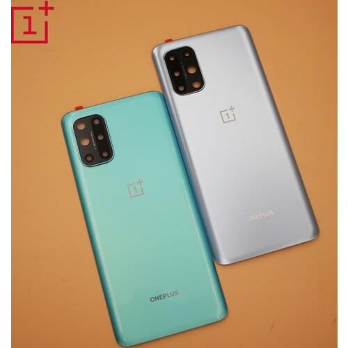 New Housing Case For OnePlus 8T Back Battery Cover Door Rear Glass For one plus 8T Battery Cover 1+8T With Camera Lens Frame