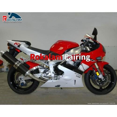 Fairing For Yamaha YZF1000 R1 1998 1999 YZF R1 99 98 Black White Red Sport Motorcycle Body Set (Injection Molding)