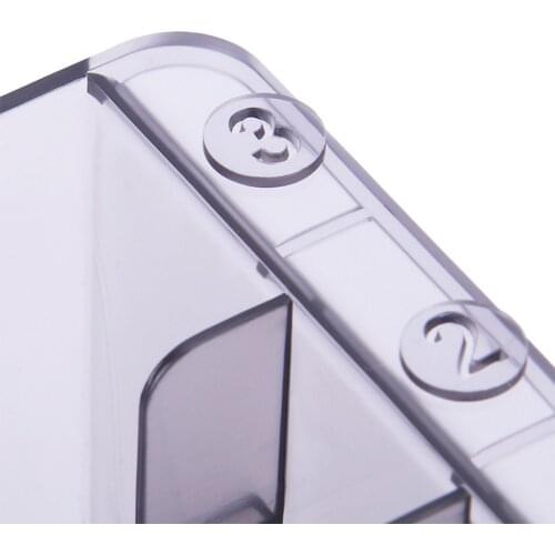 Barber Tools 8 Caliper Limit Comb Storage Box Universal Organizer Base Case Electric Clipper Hair Styling Barber Accs