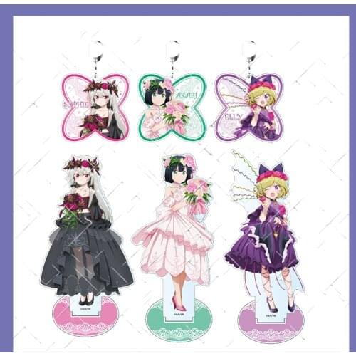 Ms.Vampire who lives in my neighbourhood Keychain Pendant Sophie Twilight Amano Akari Acrylic Stand Model Desktop Decor Toy