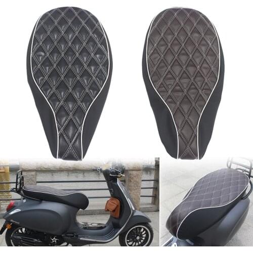 Pokhaomin Saddle Leather Cover for Vespa 125/150 Sprint Fast Ts Super Vbb Vba Vnb GTR Gl Gt