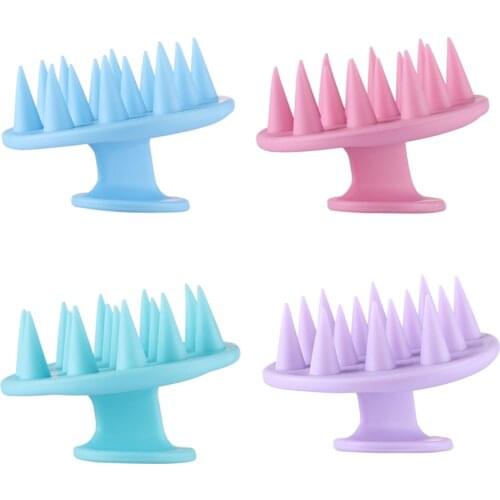 Silicone Shower Hair Washing Brush Shampoo Comb Head Scalp Massage Brush Scalp Massager Hair Shower Brush Comb Care